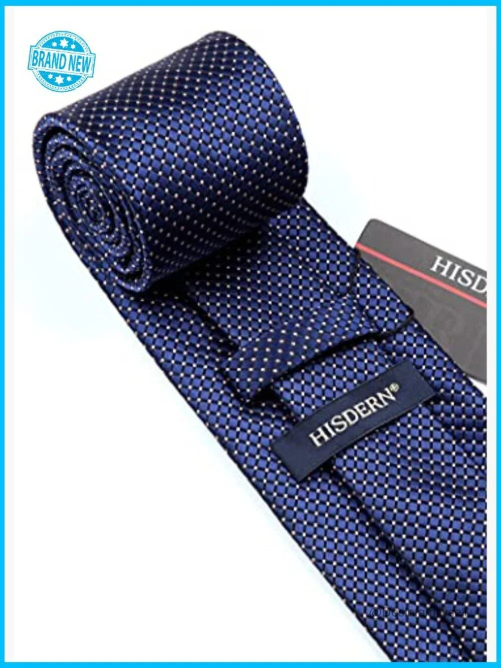 Silk Extra Long Tie Pocket Square Set Classic Plaid Checkered Formal Business
